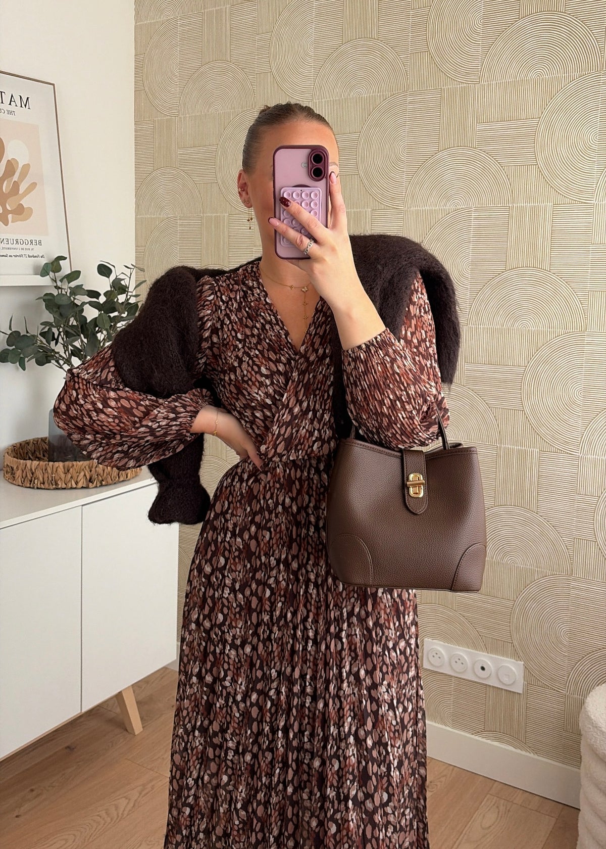 Robe longue choco - MILA
