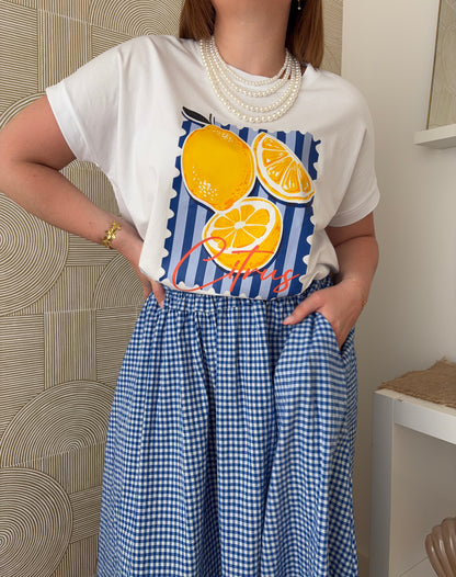 T-shirt blanc - CITRUS