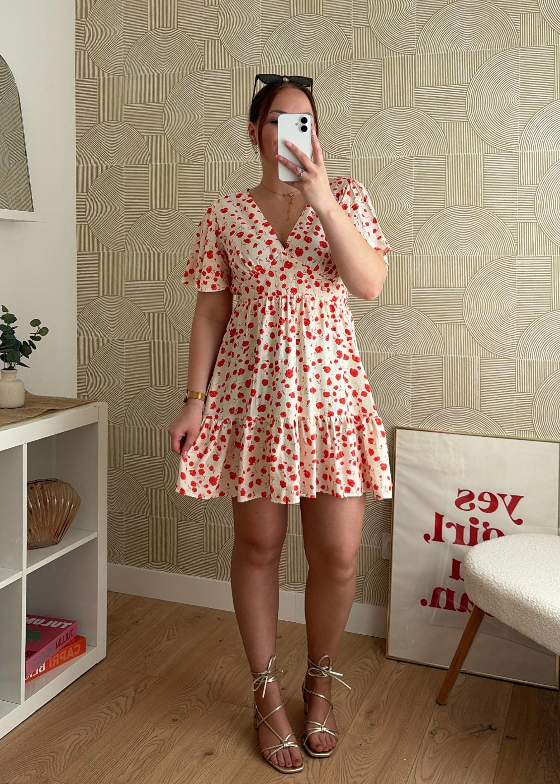 Robe courte blanche - COQUELICOT