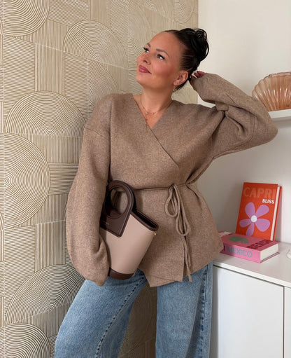 Kimono taupe - MAYA