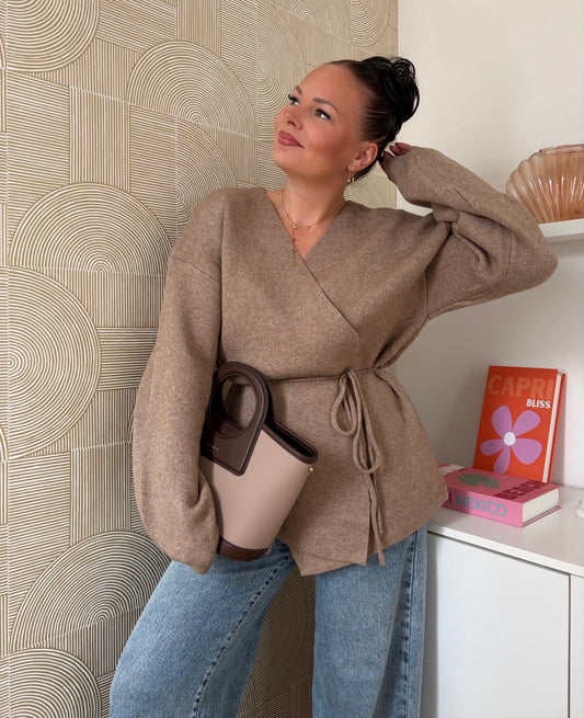 Kimono taupe - MAYA