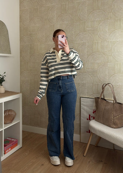 Jeans wide denim - BENJI