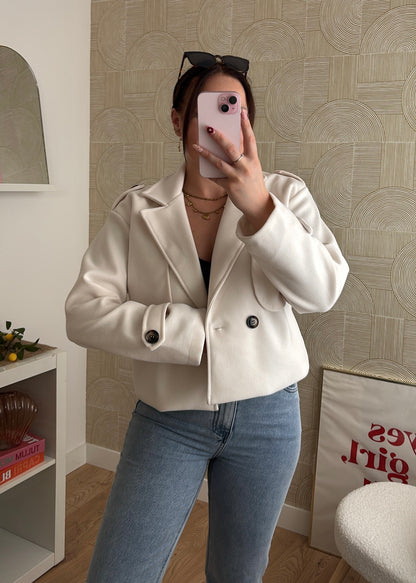 Veste courte écru - MODA