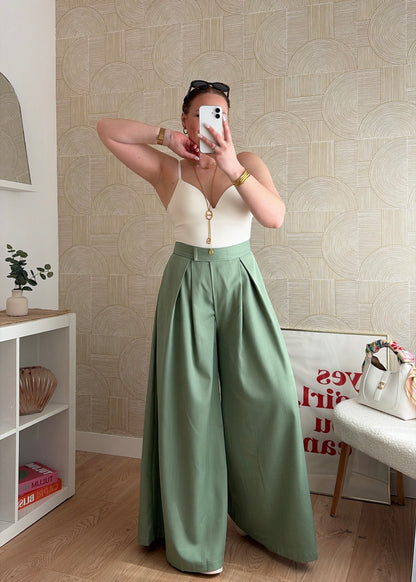 Pantalon vert d'eau - SCRATCH