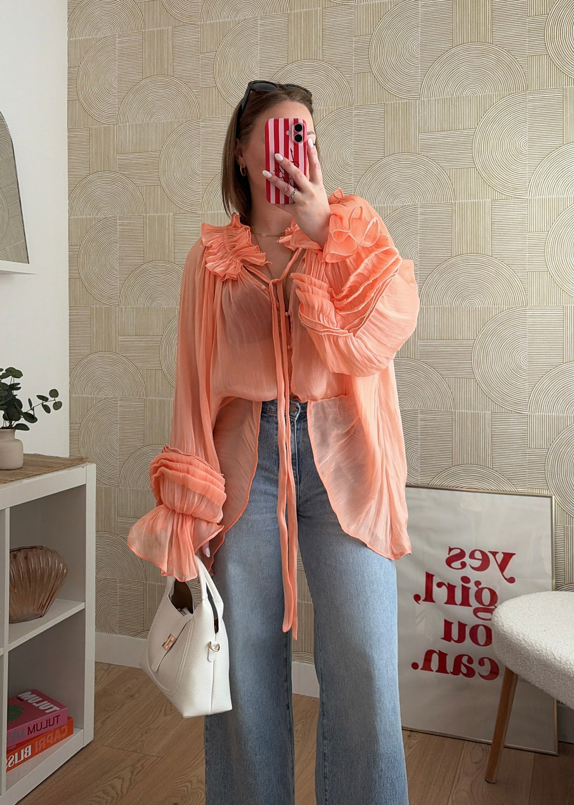 Blouse fluide - SALMON