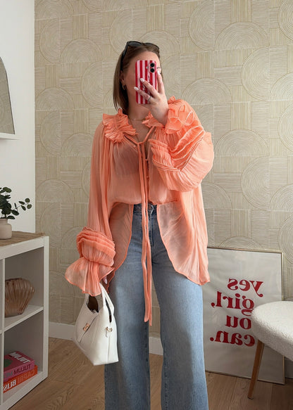 Blouse fluide - SALMON