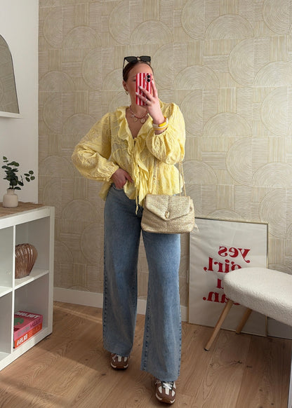 Blouse jaune - ROMANCIA
