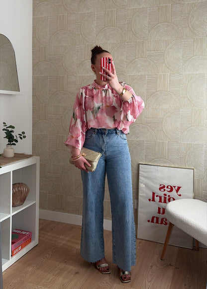 Blouse rose - ELLA