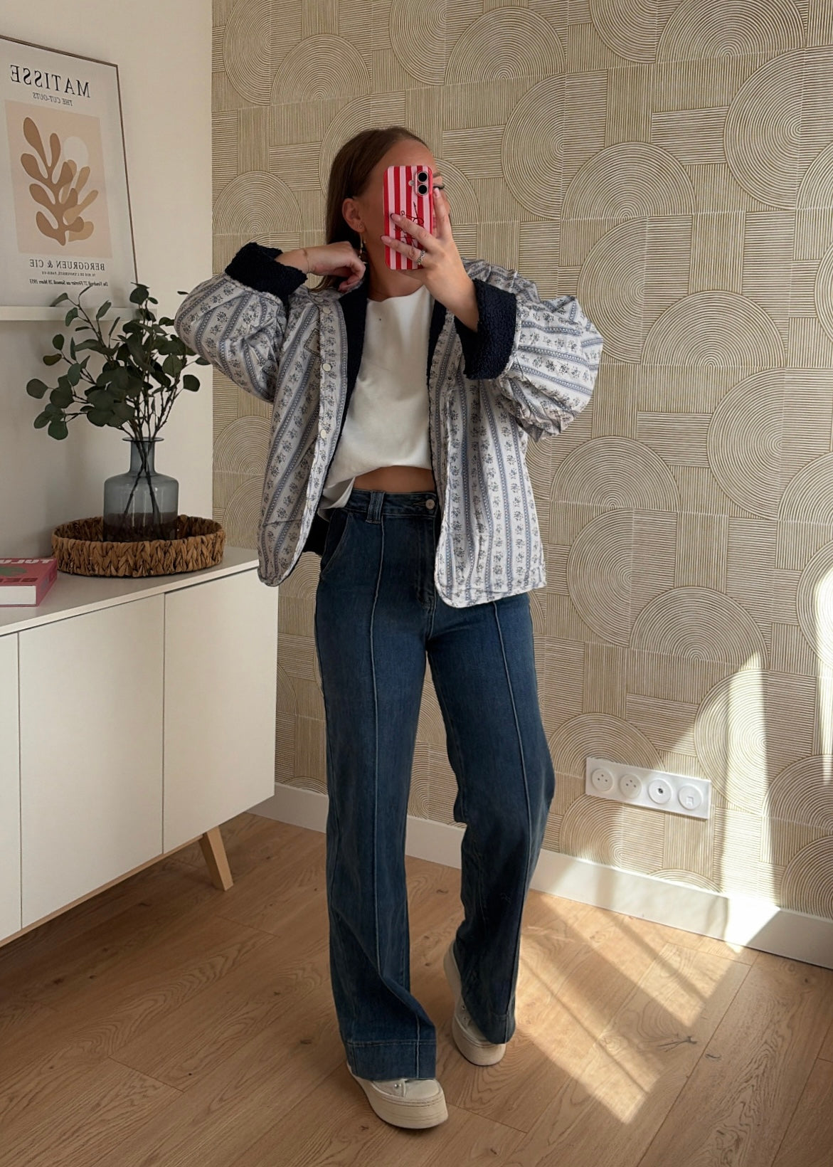 Veste réversible teddy navy - LORIA