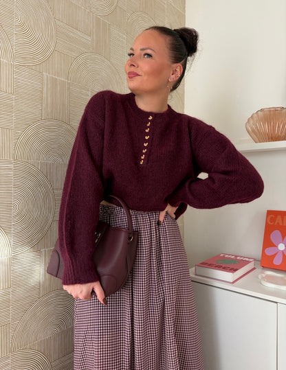 Pull bordeaux - LOVA