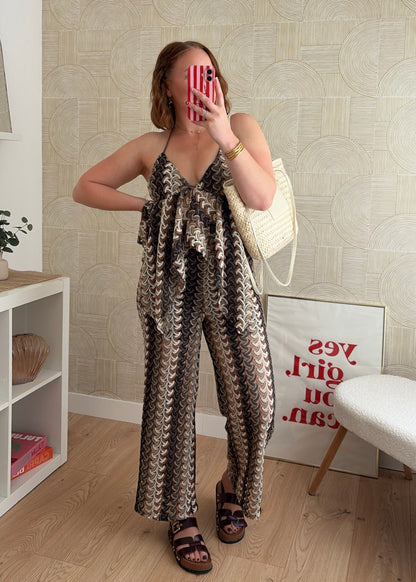 Ensemble en maille choco - SOLERO