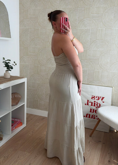 Robe bustier beige - MAËLYS