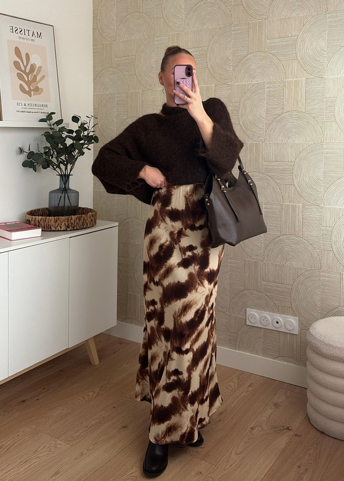Pull asymétrique choco - ORIA
