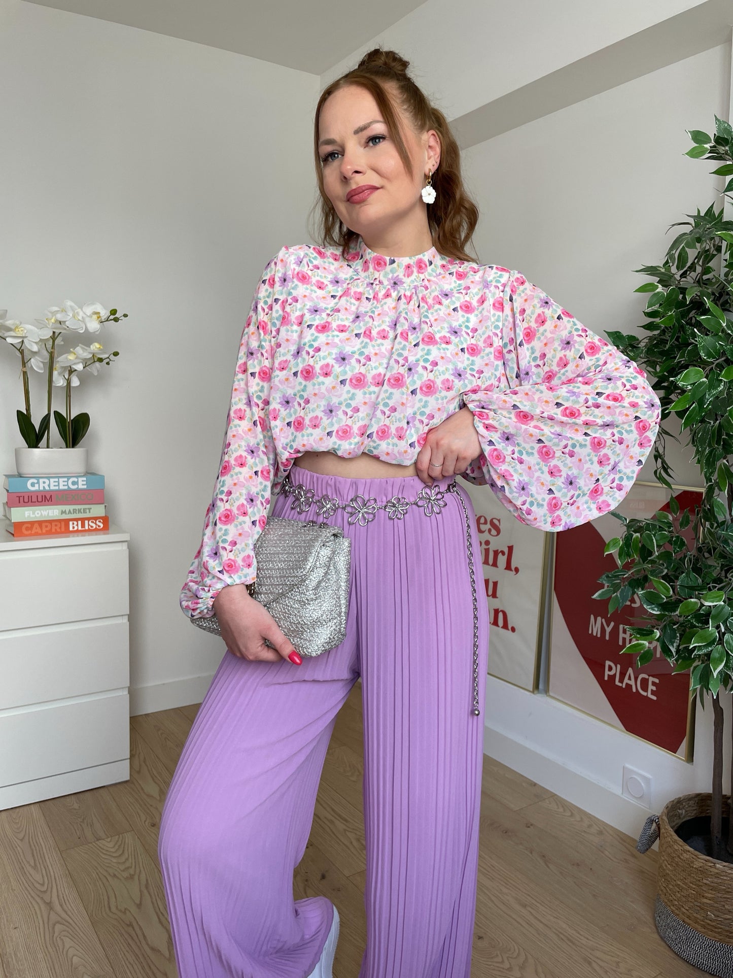 Blouse à motifs fleurs FLORA