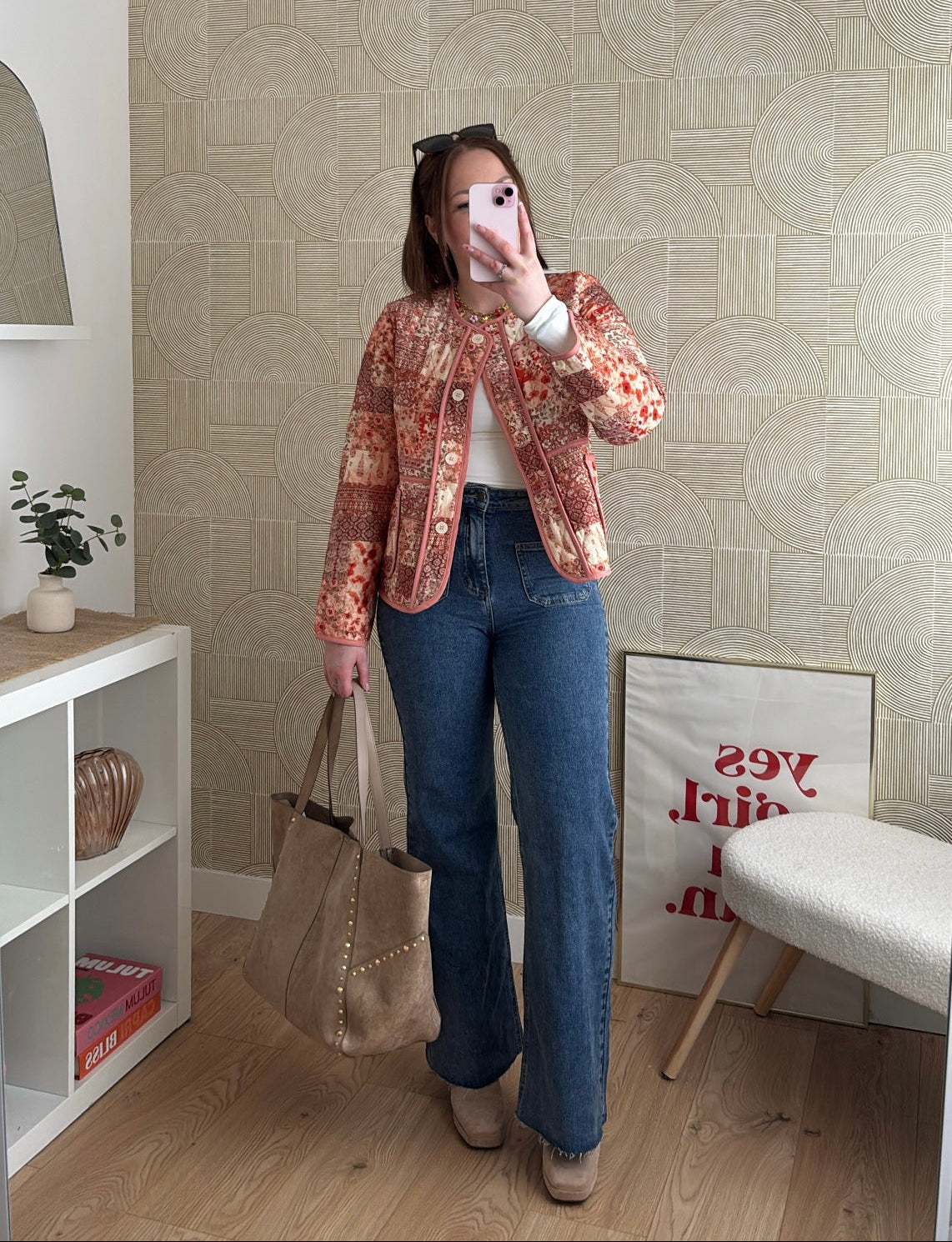 Veste fleurie - PATCHWORK