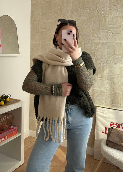 Echarpe beige - YVANA