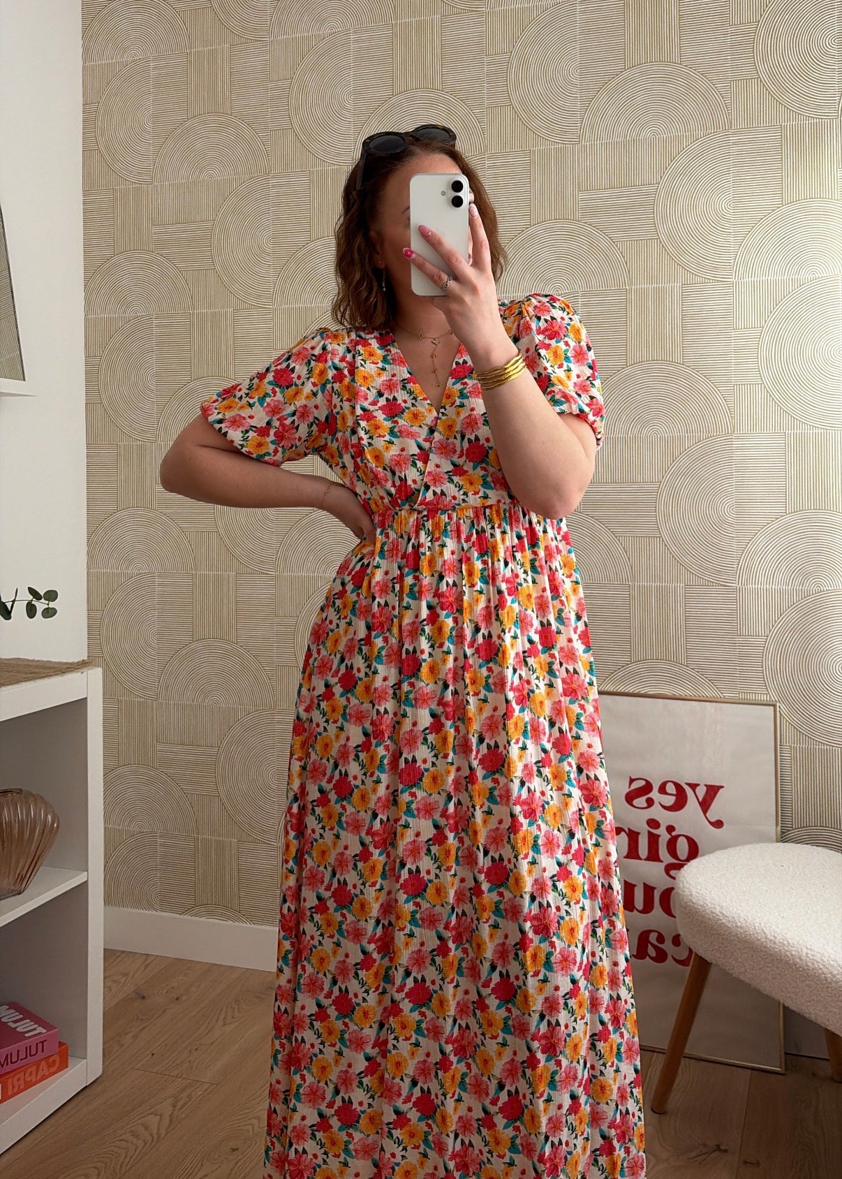 Robe longue fleurie - ROSALIE